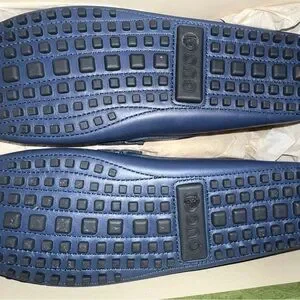 Gucci | Shoes | Gucci Blue And White Nautical Loafers | Poshmark display picture 2